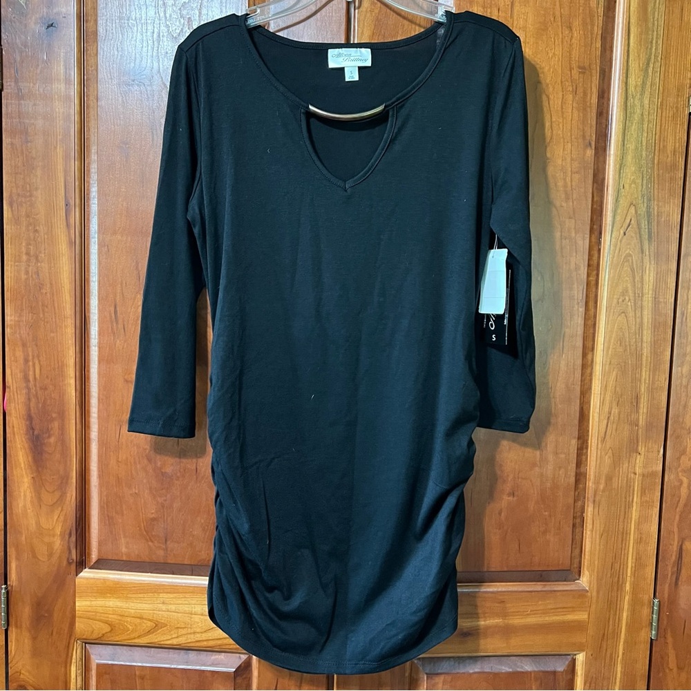 Allison Brittney Elegant Black Tunic